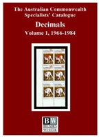 ACSC Decimals catalogue Volume 1 - 2021 3rd Edition Australian Commonwealth Specialists' Catalogue - BW Brusden White