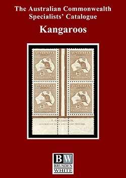 ACSC Kangaroos catalogue - 2021 Australian Commonwealth Specialists' Catalogue - BW 7th Edition Brusden White