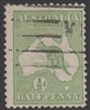 Kangaroo stamp SG 1  First watermark Â½d green