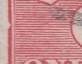 Kangaroo flaw ACSC 3(E)db Extra island (two Tasmanias) - substituted SG 2d variety First watermark die II 1d