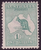 Kangaroo SG 11 MHOG First watermark 1/- die II