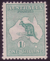 Kangaroo SG 11 MHOG First watermark 1/- die II