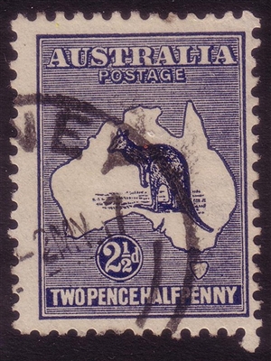 Kangaroo SG 25 2nd watermark 2Â½d