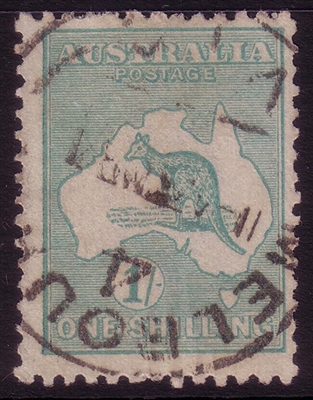 Kangaroo SG 40b 3rd watermark 1/- die IIB