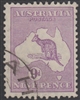 Kangaroo SG 108 SMC watermark 9d violet