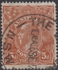 KGV SG 23 line perf BW ACSC 122 1915 5d Five Pence chestnut