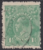 KGV SG 61a BW ACSC 88a 1923 1Â½d green