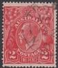 KGV SG 63 BW ACSC 96 1922 2d Two Pence Rose-scarlet