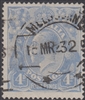 KGV SG 65 BW ACSC 112 1922 4d Four Pence Blue