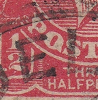 KGV SG 77 BW ACSC 89(22)t listed flaw 22R45 1Â½d red