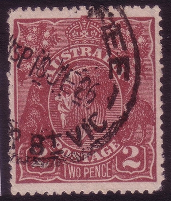 KGV SG 78 BW ACSC 97 1924 2d red-brown