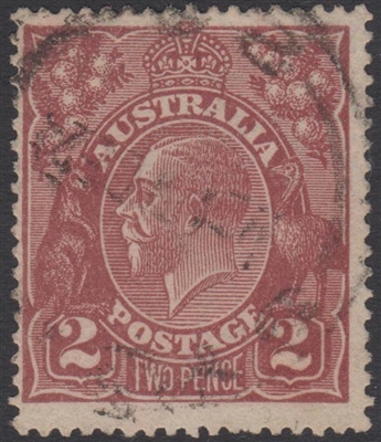 KGV SG 78 BW ACSC 97 1924 2d Two Pence red-brown