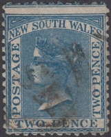 NSW SG 194 1863-1869 two pence
