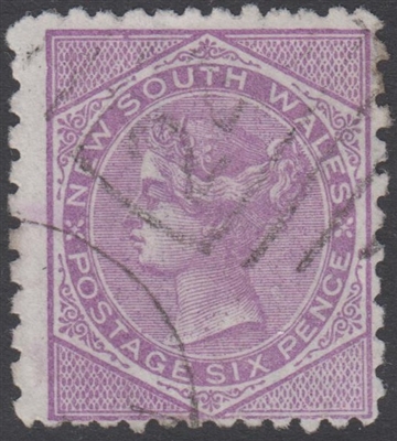 NSW SG 235 1882-1897 six pence