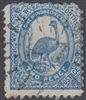 NSW numeral postmark 147 BALLINA rays numeral on 2d emu New South Wales Australia
