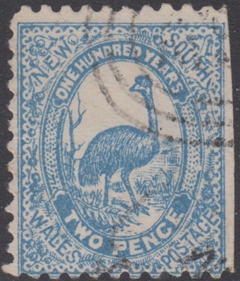 Rare Takuma Postal Forgery 1888-1889 Centenary of NSW Two Pence Emu New South Wales Australia