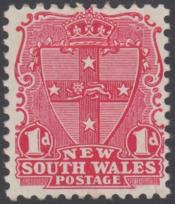 NSW SG 290 1897 MH one penny NSW shield Diamond Jubilee