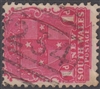 NSW numeral postmark 234 barred numeral WALLSEND BN cancel 1d shield New South Wales Australia