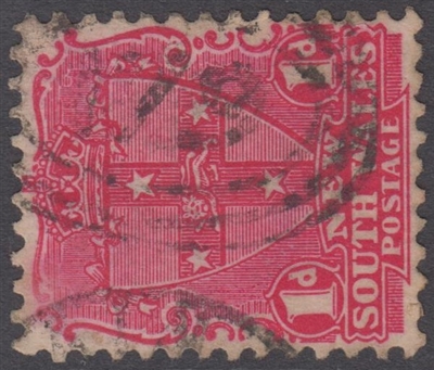 NSW numeral postmark 179 BALMAIN oval rings numeral on 1d shield New South Wales Australia