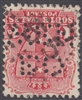 NSW numeral postmark 65 WOLLOMBI rays numeral on OS NSW perfin 1d shield New South Wales Australia