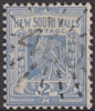 NSW numeral postmark 480 CROOKWELL rays cancel SG 315 2d Queen Victoria New South Wales Australia