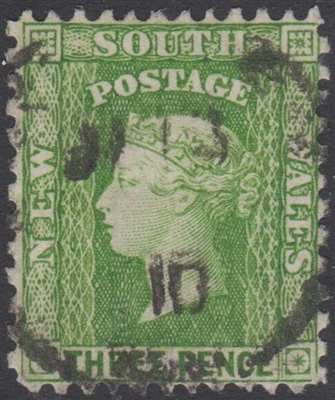 NSW SG 327c 1903-08 three pence