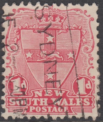 NSW SG 334 1905-10 one penny shield