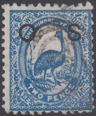 NSW SG O40 1888-1890 two pence