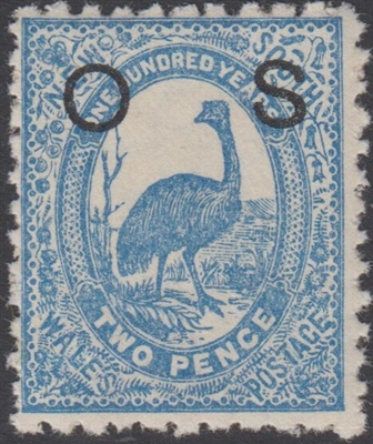 NSW SG O40 1888-1890 two pence MINT FULL GUM