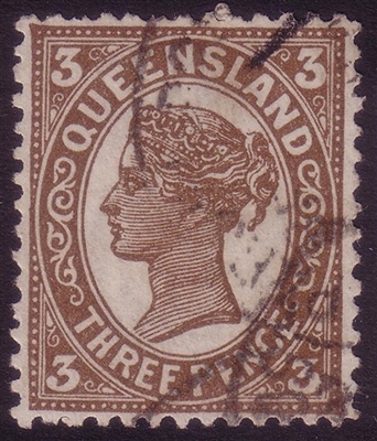 QLD SG 240 1897-1908 3d