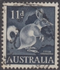 SG 319 1961 Rabbit Bandicoot 11d Eleven Pence Deep Blue