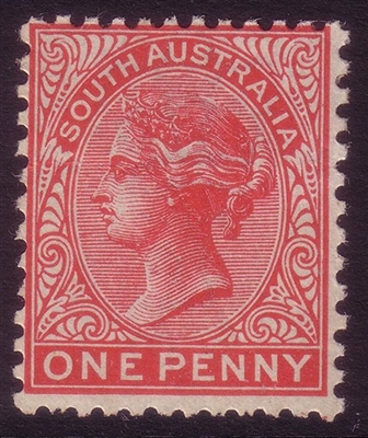 SA SG 294a MH 1905-1911  one penny. Perforation 12x11.5