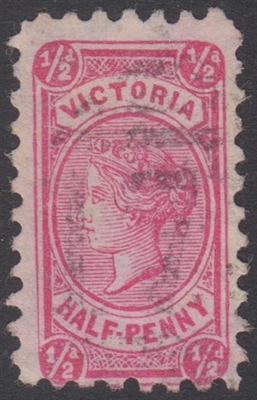 VIC SG 207 1882-84 Halfpenny Rosine Â½d Victoria Half-Penny Bell design