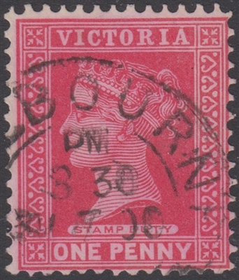 VIC SG 357a 1899-1901 One Penny Rosine