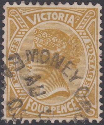 VIC SG 390a 1905 Four Pence 4d Brownish-bistre Queen Victoria Australia