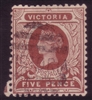 VIC SG 422a 1905-13 five pence