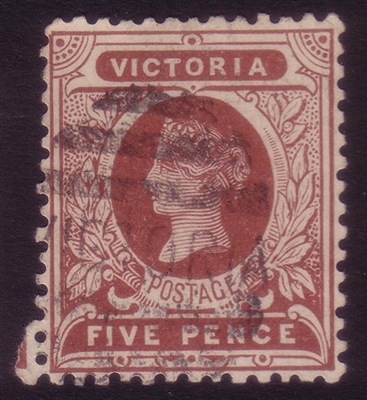 VIC SG 422a 1905-13 five pence