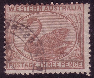 WA SG 63 1871 Three Pence