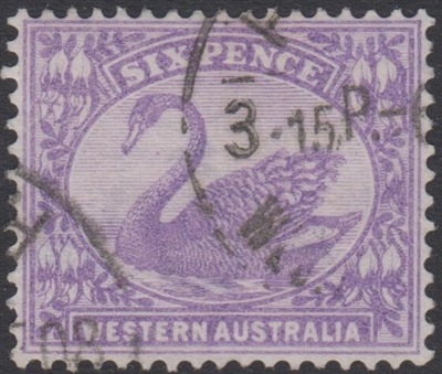 WA SG 115 1898-1907 6d bright violet