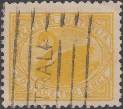 WA SG 140 1905-1912 2d yellow