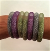 Bangle bracelet- metallic colours