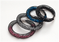 30 Park Rocks bangle bracelet with chain links inside mesh