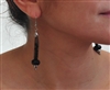The little black facet earring