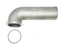BW S400 Series Charge pipe 3.5" 90 Degree