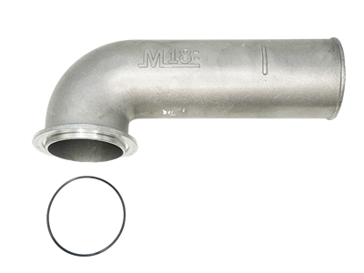 BW S400 Series Charge pipe 3.5" 90 Degree