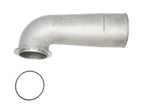 BW S400 Series Charge pipe 4" 90 Degree