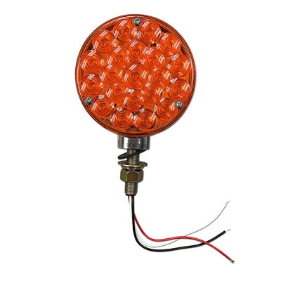 Universal 12-Volt LED Fender and Cab Warning Light, amber and red:  #PTP3538
