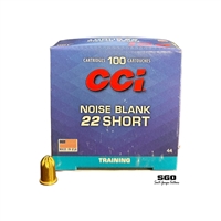 CCI 22 SHORT NOISE BLANK 100 ROUNDS TRAINING *CLOSEOUT*