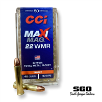 CCI MAXI-MAG 22 WMR 22 MAG 1875 FPS 40GR TMJ 50 RND BOX