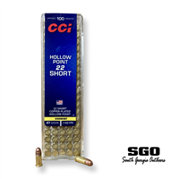 CCI 22 SHORT HP 27 GR 1105 FPS 100 ROUND BOX